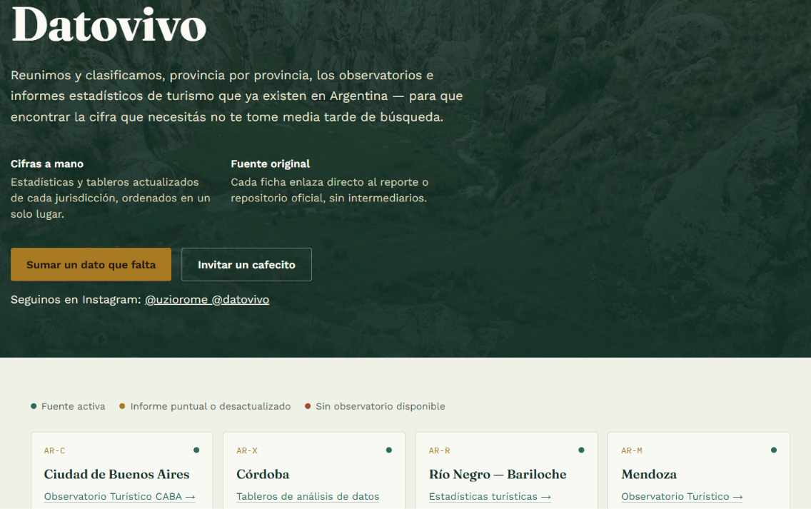 Datovivo statistics blog homepage